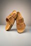 Anatomical Unisex Natural Cork Sole Genuine Leather Slippers - 5
