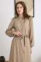 Skirt Flared Self-Adjusting Patterned Dress Kamel 9443-E - 6