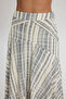 Peigi Striped Piece Indigo Midi Skirt - 7