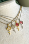 Steel Necklace with Tulip Figure - 5