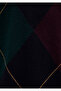 سترة من الصوف المخلوط بنقشة البقلاوة باللون الأزرق الداكن مقاس عادي / قطع عادي 0710334-70497 - 7