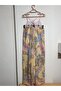 Women's Spaghetti Strap Loose Fit Lined Floral Relaxed Dress - 6