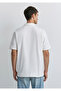 White Polo T-Shirt Loose Fit / Loose Relaxed Cut 0612481 -70057 - 3