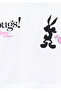 Bugs Bunny Printed White T-Shirt Loose Fit / Loose Relaxed Fit 7610304-620 - 5