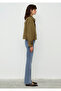 1110376 -71592 Model Khaki Short Trench Coat - 5