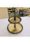 2-Layer Stainless Steel Presentation Plate 22/15 cm Antique - 2