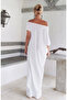 Women's Off-Shoulder Relaxed Fit Comfortable Summer Maxi Dress – K11 241 - 2