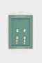 Reis X Defacto 2'Li Gold Earrings G2707Axns