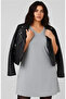 Plus Size Women's V-Neck Pocketed Short Sleeve Basic Mini Casual Daily Dress –K5 241 - 3