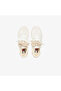Th Women's Soft Suede Leather Comfortable Sole Beige Sneaker - 5