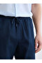 Giyçık Store Den Navy Blue Standard Fit Gabardine Men's Trousers - 3