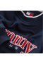 Tjm 90S Textured Graphic Printed Crew Neck Men's Blue Sweatshirt Dm0Dm22373C1G - 6