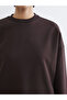Crew Neck Oversize Women's Sweatshirt - 3