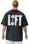 Design Lift Written Fitness Bodybuilding Back Printed Unisex Oversized Vintage Washed T-Shirt