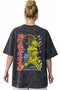 Iron Maiden Rock Metal Music Band Back Printed Unisex Oversized Vintage Washed T-Shirt - 3