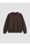 Crew Neck Oversize Women's Sweatshirt - 5