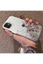 iPhone 12/12 Pro Compatible Hard Acrylic Back Silicone Edge Lens Protection Case Stylish Print Patterns - 3