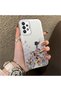 Samsung Galaxy A73 Compatible Hard Acrylic Back Silicone Edge Lens Protection Case Stylish Print Patterns - 2