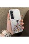 Realme C65 4g Compatible Hard Acrylic Back Silicone Edge Lens Protection Case Stylish Printing Patterns - 2