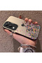 Vivo Y04 Compatible Hard Acrylic Back Silicone Edge Lens Protection Case Stylish Printing Patterns - 3