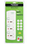 Terminator 3-Way Universal Power Extension Socket, 3M Cable, 13A Fused plug, Fire-Resistant, Individ - 2