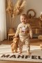 100% Cotton Piece Baby & Kids Pajama Set Pochacco Cream - 5