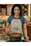 Linen Punch Embroidered Special Processing Gift Dowry Kitchen Apron 1 Piece - 5