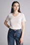Women's T-Shirt I1080Az/Er105 Ecru - 2