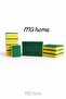 9 Piece Sponge Set 🧽   4 Large Sponges 🧽   5 Pieces of Corrugated Sponge 🧽 Kitchen Bathroom Sponge Set - 2