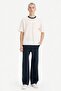 100% Cotton Boxy Fit Crew Neck Pique Short Sleeve T-Shirt F8673Ax26Sp - 4