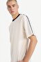 100% Cotton Boxy Fit Crew Neck Pique Short Sleeve T-Shirt F8673Ax26Sp - 2