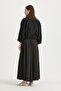 Pieced Modal Basic Flared Skirt Black - 4
