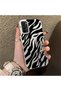 Oppo A55 4g Compatible Hard Acrylic Back Silicone Edge Lens Protection Case Wild Tiger - 2