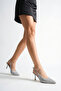 Bella Women's Stone Evening Dress Shoes - Silver - 6