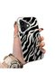 iPhone 17 Compatible Hard Acrylic Back Silicone Edge Lens Protection Case Wild Tiger