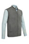 Men's Half Turtleneck with Pocketed Zippers Gray Vest Classic Fit - 5200J - 4