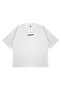 Unisex Women's Men's Vibes Graffiti Design Front Printed Oversized Thick Fabric Relaxed Fit Cotton T-Shirt - 3