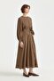 Belted Lyocell Shirt Dress Brown - 2