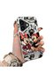 iPhone 17 Compatible Hard Acrylic Back Silicone Edge Lens Protection Case Mickey