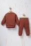 Rocha Bebek Textured Nikuby Embroidered 2-Piece Set - Sweatshirt and Pants Combination Set of Cotton - 6