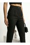 Women's Skinny Leg Pleated Transitional Classic Fashion Fabric Trousers 4687 - 3