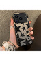 iPhone 17 Pro Max Compatible Hard Acrylic Back Silicone Edge Lens Protection Case Star Patterns - 3