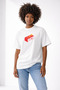 Unisex Women's Men's Pcb Bikini Women's Front Printed Oversize Thick Fabric Comfortable Cut Cotton T-Shirt - 2