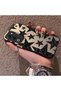 Oppo A5 4G/5G Compatible Hard Acrylic Back Silicone Edge Lens Protection Case Star Patterns - 4