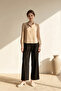 Vanilya Hakim Collar Half Placket Balloon Sleeve Sofia Linen Shirt Blouse Alc-X15331 - 4