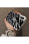 iPhone X/Xs Compatible Hard Acrylic Back Silicone Edge Lens Protection Case Wild Tiger - 4