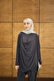 Women's Regular Crew Neck Back Cutout Detail Set Gray - 2
