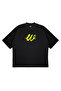 Unisex Women's Men's W Logo Custom Handwritten Front Printed Oversized Thick Fabric Relaxed Cut Cotton T-Shirt - 3
