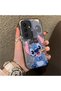 Samsung Galaxy S25 Fe Compatible Hard Acrylic Back Silicone Edge Lens Protection Case Stitch Patterned - 2