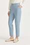 Arka Beli Elasticated Carrot Basic Poly. Viscose Trousers Light Blue - 2